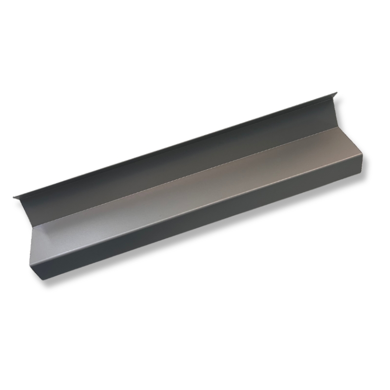 Quiebrasol tipo curvo color gris